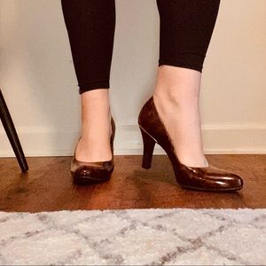 Tortoise Shell Pumps